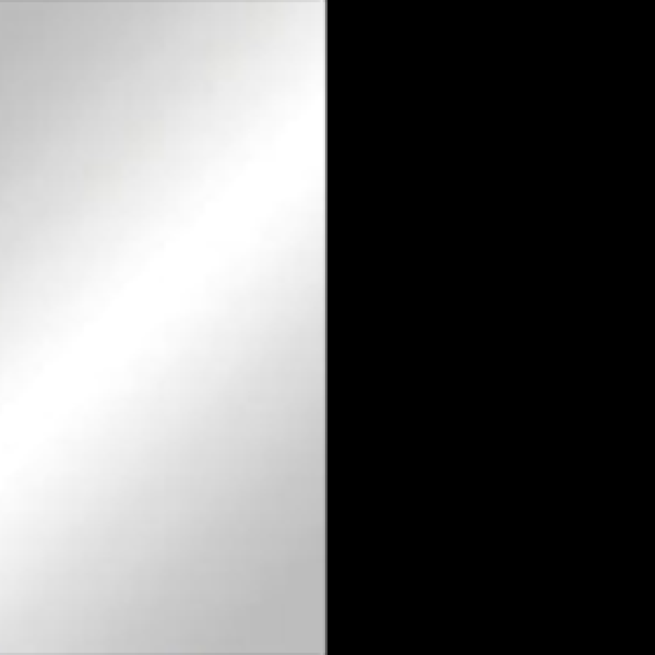 Білий глянець/ чорний