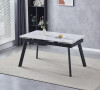 Стол раскладной керамический Oslo Ceramic (белый глянец)
