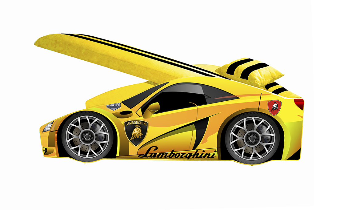 Кровать детская серия Elit - 3 Lamborghini 1500*700 #3